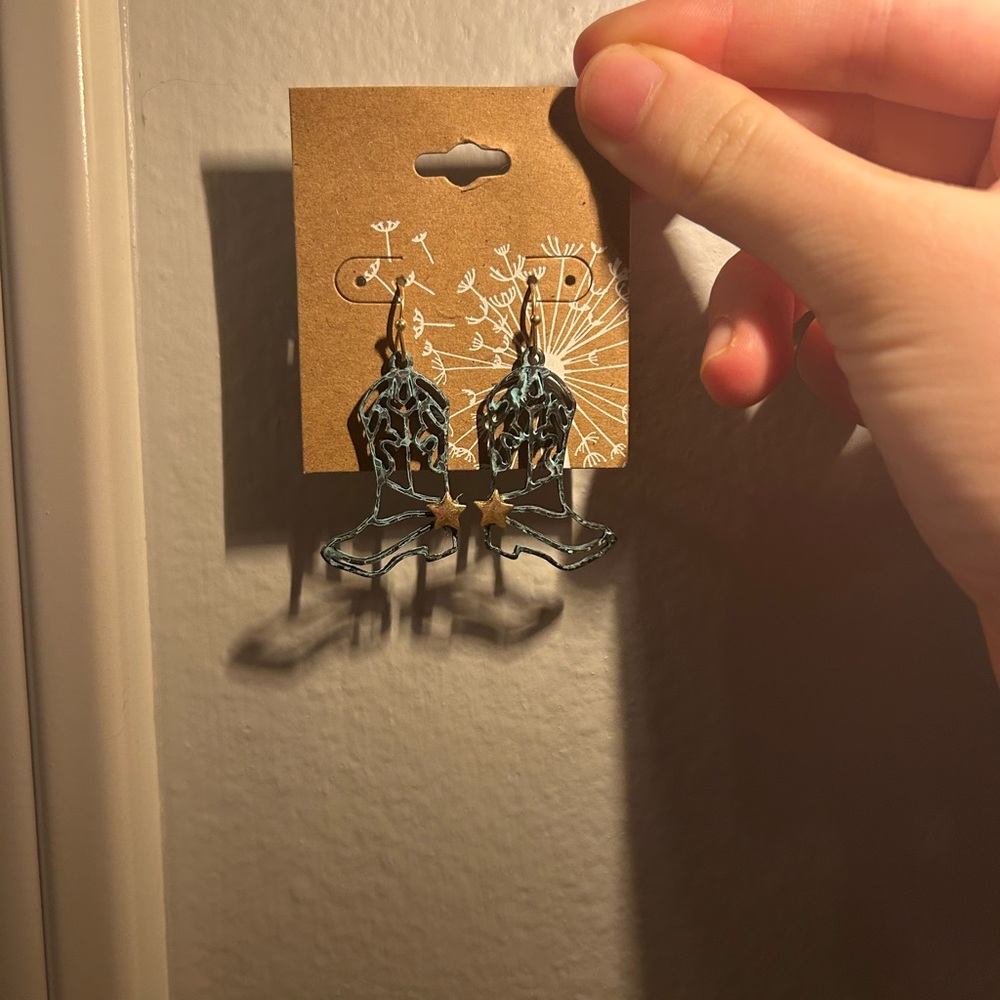 Cowgirl boots earrings